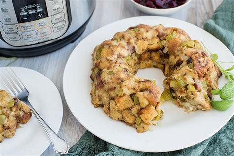 boxed stove top stuffing in electric pressure cooker|instant pot bread stuffing.